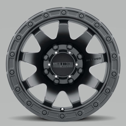 Method MR317 20x9 Inch Matte Black Wheel with +18mm Offset and 8x180 Bolt Pattern