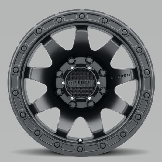 Method MR317 20x9 Inch Matte Black Wheel with +18mm Offset and 8x180 Bolt Pattern