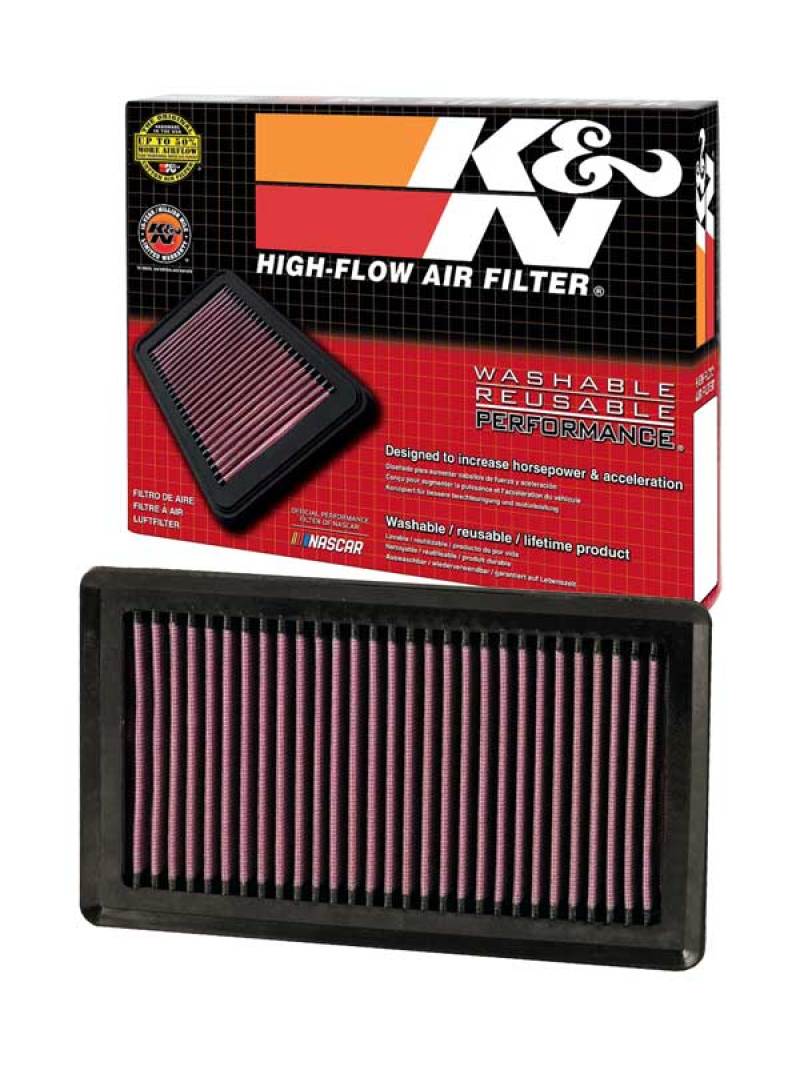 K&N Engineering 33-2375 High-Flow Reusable Air Filter for Nissan Versa and Cube 1.8L L4