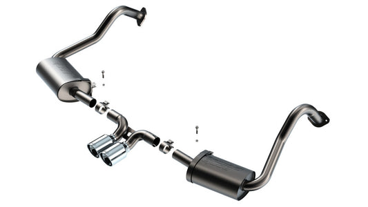 Borla S-Type Cat-Back Exhaust System for Porsche 718 Cayman & Boxster (2017-2024) – Part 140817