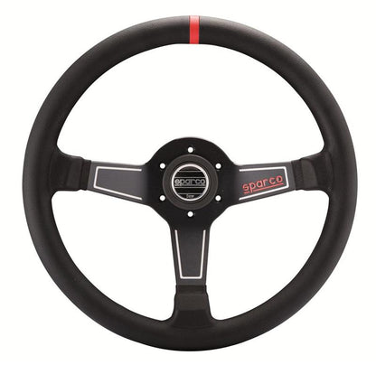 Sparco L575 Monza Leather Steering Wheel for Automotive Performance and Comfort