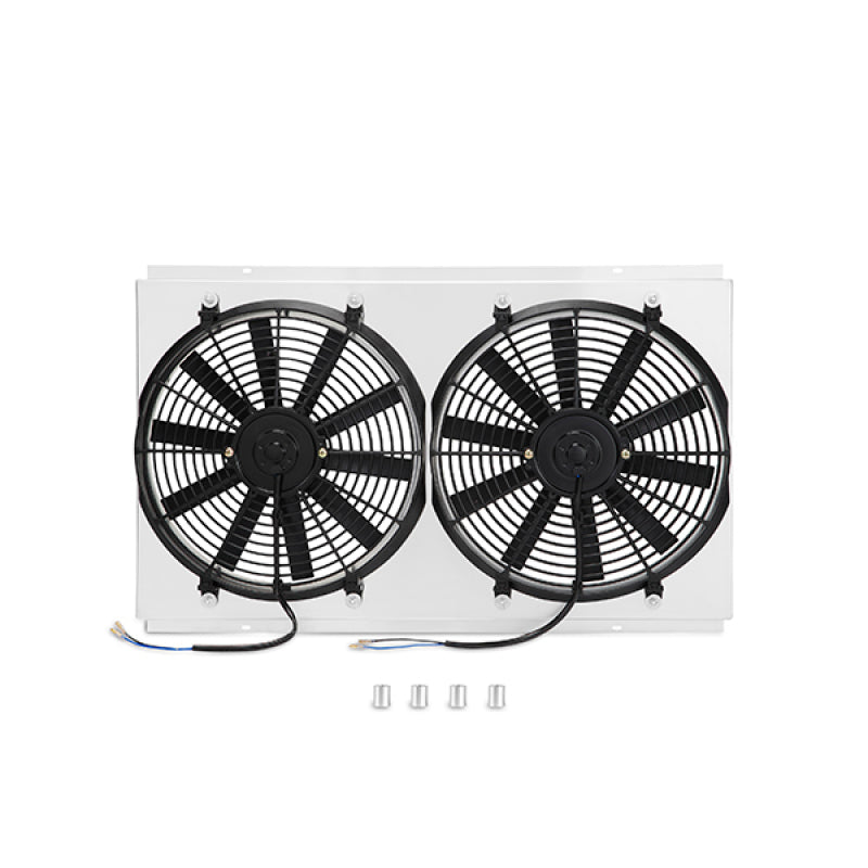 Mishimoto 68-72 Chevy Chevelle Performance Aluminum Fan Shroud Kit with Dual 14-inch High-Flow Electric Fans and Optional Fan Controller