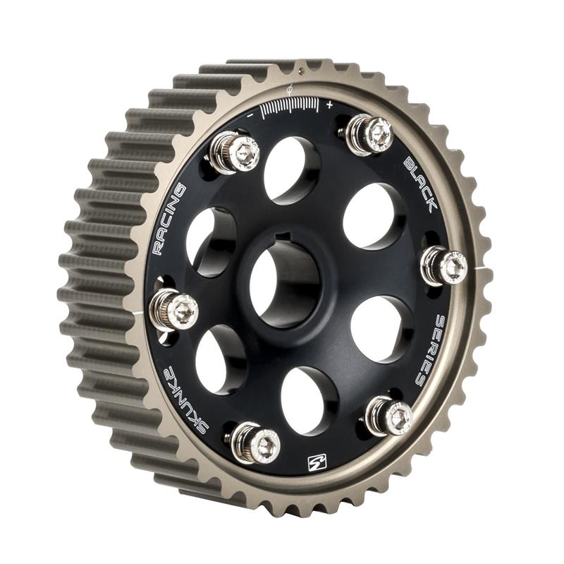 Skunk2 Pro-Series Honda H22/F20B DOHC VTEC Cam Gears – Adjustable, Black, Set of 2