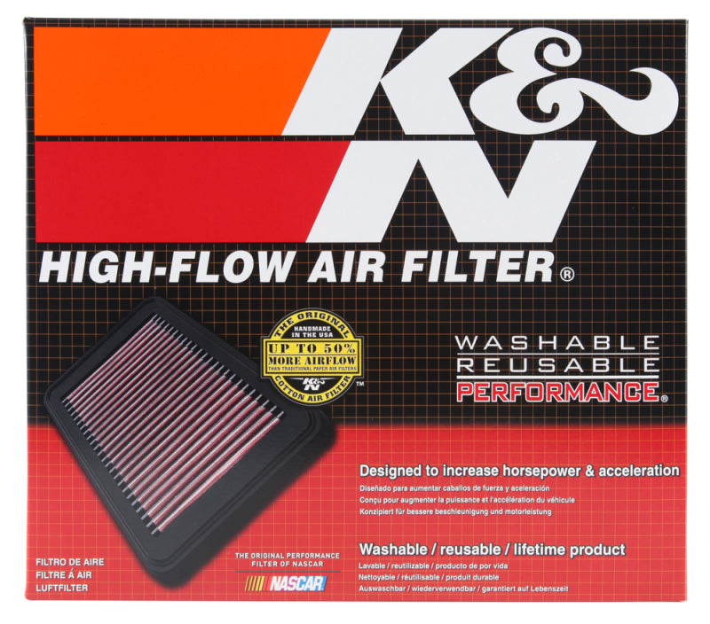 K&N Engineering 33-3153 High-Flow Drop-In Replacement Air Filter for 2019-2020 Porsche 911 3.0L H6 F/I
