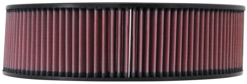 K&N Engineering Custom Round Air Filter 14 inch OD, 12 inch ID, 4 inch Height – High-Flow Reusable Air Filter for Enhanced Performance