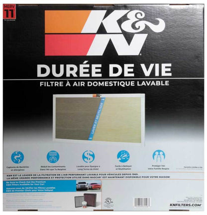 K&N Engineering 24 x 24 x 1 Reusable HVAC Filter with MERV 11 Rating