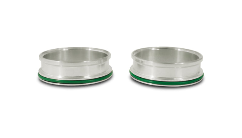 Vibrant Aluminum Weld Ferrules with O-Rings for 5-inch OD Tubing - Pair