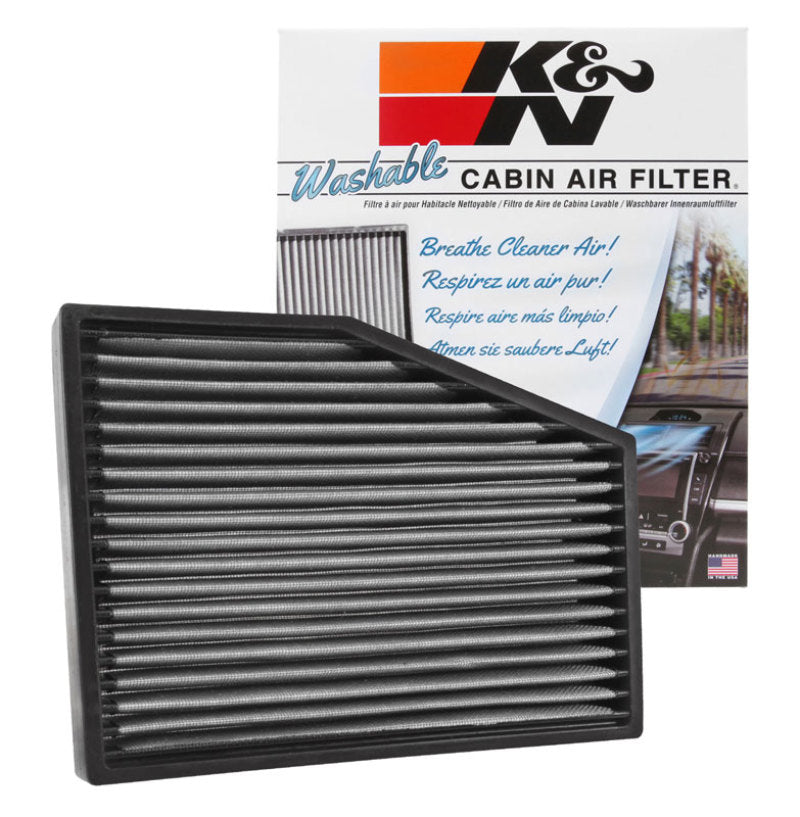 K&N Engineering VF3013 Washable Cabin Air Filter for Volkswagen Beetle, Jetta, Passat, and More