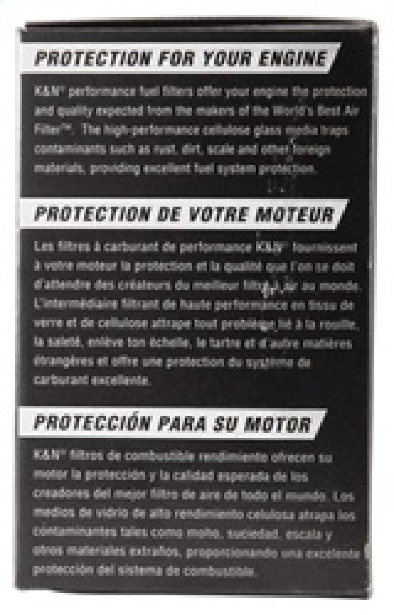 K&N Engineering PF-1000 Cellulose Media Fuel Filter for Land Rover Range Rover & Discovery