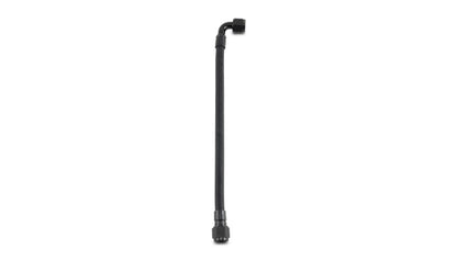 Vibrant -6 AN PTFE Hose Assembly with Female Fittings, 24 Inch Length - Straight and 90 Degree Options