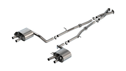Borla S-Type Cat-Back Exhaust System for 2022-2023 Kia Stinger 3.3L V6 Turbo