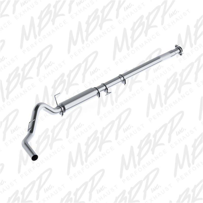 MBRP Armor Lite Series 2011-2014 Ford F-150 3.5L V6 EcoBoost 4-inch Cat Back Exhaust System - Single Side Exit