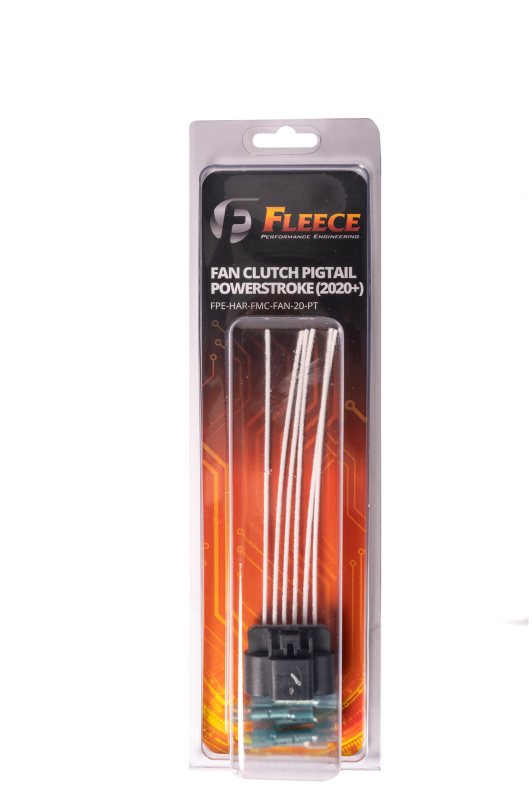 Fleece Performance 20-24 Ford F-250/F-350 Powerstroke Cooling Fan Pigtail with 6-Inch Lead
