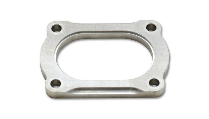 Vibrant T304 Stainless Steel 4 Bolt Flange for 4-inch Oval Tubing