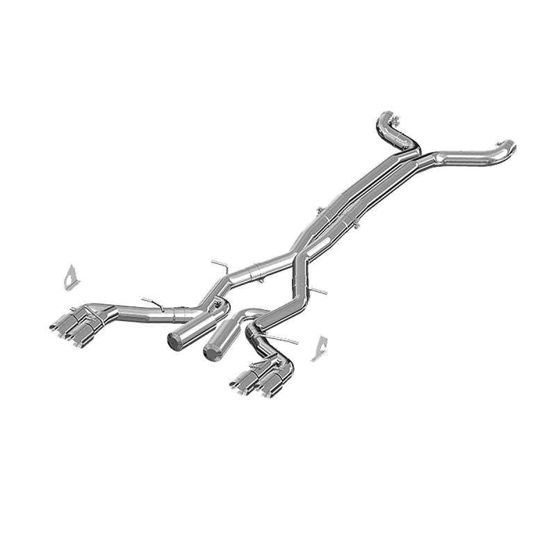 MBRP Armor Lite Series Cat Back Exhaust System for 2016-2021 Chevrolet Camaro 6.2L V8 with Dual 4-Inch Tips
