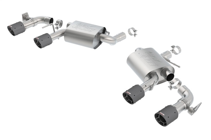 Borla ATAK Axle-Back Exhaust System for 2016-2024 Chevrolet Camaro SS and LT1 with Dual Mode Valves, Part 11925CF