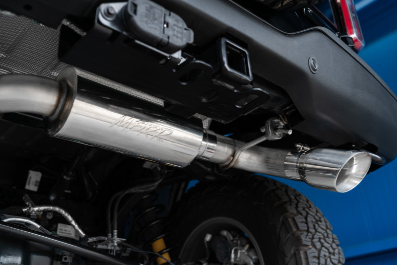 MBRP Armor Lite Series Cat Back Exhaust System for Ford Bronco 2021-2023 – 3 Inch Aluminized Steel, Single Rear Exit