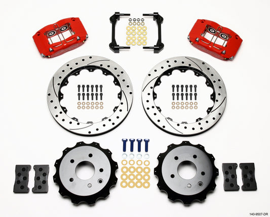 Wilwood Dynapro Radial Rear Brake Kit 13.00 inch Drilled for Infiniti G35 and Nissan 350Z