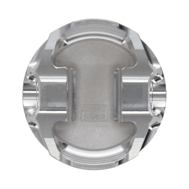 Manley Performance Mitsubishi 4B11 86.5mm Bore Turbo Tuff Piston Set with Rings (Part Number 614305CE-4)