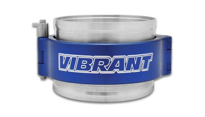 Vibrant HD Clamping System Assembly for 2-inch OD Tubing - Blue Clamp