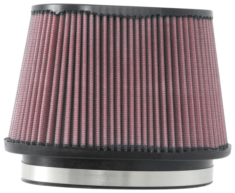K&N Engineering Universal Rubber Air Filter 6.25in x 4in Oval with Flanged Top and Base - Part #RU-1001