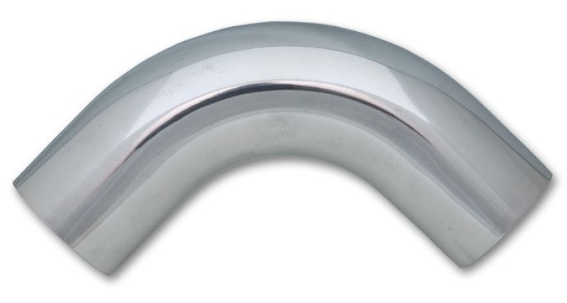 Vibrant 3.25-inch O.D. Aluminum Tubing with 90-Degree Bend, 3.25-inch Centerline Radius, 5-inch Leg Length