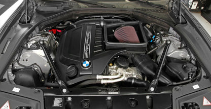 K&N Engineering 63-1132 AirCharger Performance Cold Air Intake for BMW 535i (2011-2016) with High-Flow Filter and Heat Shield