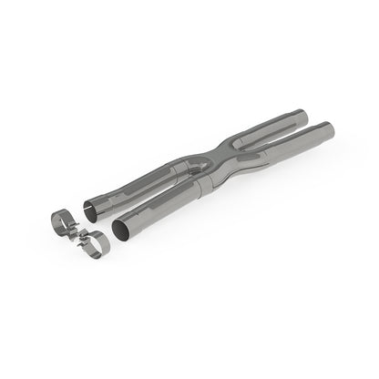 MBRP Armor Plus Series 2.5-inch Resonator Delete X-Pipe for Ford Mustang 2015-2019