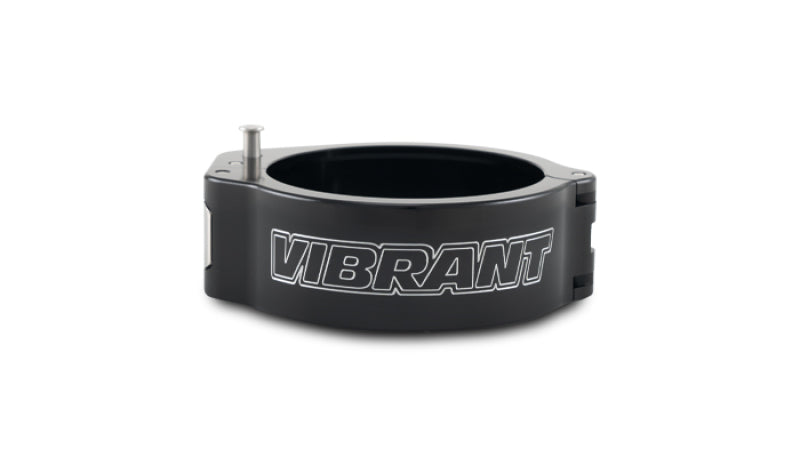 Vibrant 2.5-inch OD Aluminum HD Clamp with Pinless Safety Lock - Black Anodized, Part #32535