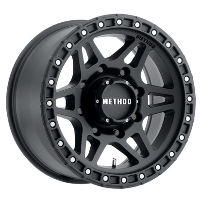 Method MR312 18x9 Matte Black Wheel with +18mm Offset and 8x180 Bolt Pattern