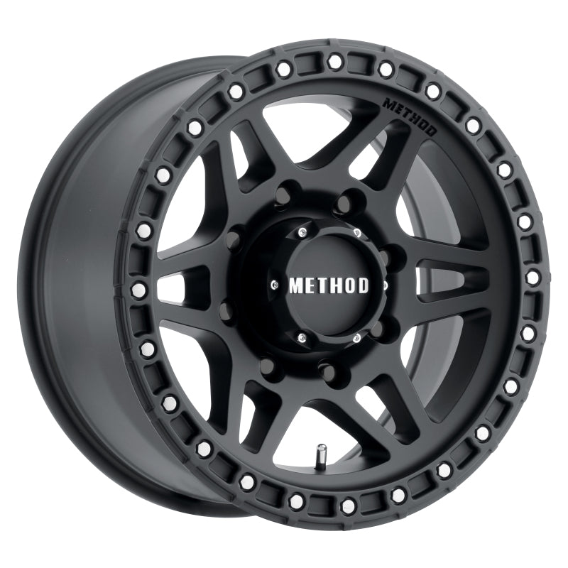 Method MR312 18x9 Matte Black Off-Road Wheel with +18mm Offset and 8x6.5 Bolt Pattern