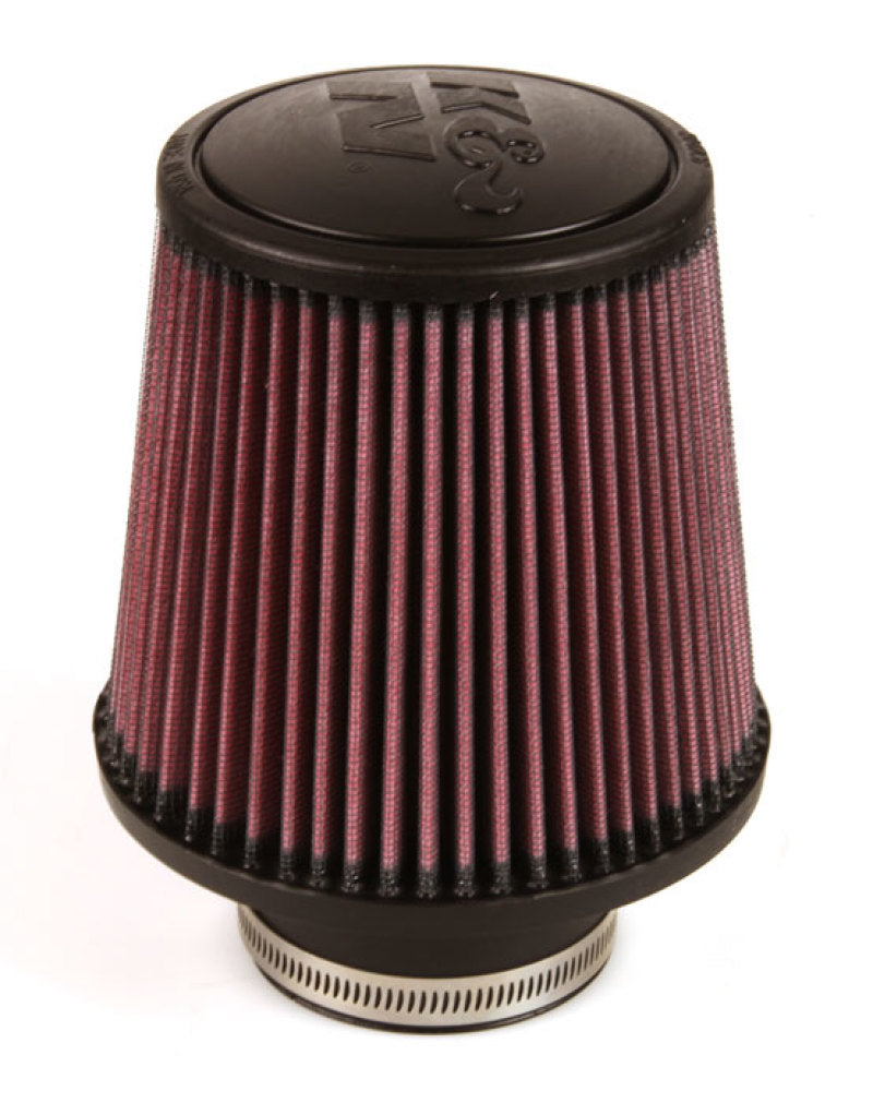 K&N Engineering Universal Round Tapered Rubber Air Filter - 6-inch Base OD, 3-inch Flange ID, 6-inch Height