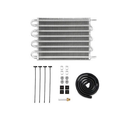 Mishimoto Universal Transmission Fluid Cooler - 12in x 10in x 0.75in Tube-and-Fin Design for Automotive Fluid Cooling