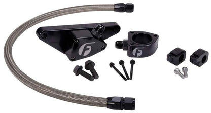 Fleece Performance Cummins Coolant Bypass Kit with Stainless Steel Braided Line (2003-2007 Manual Transmission)