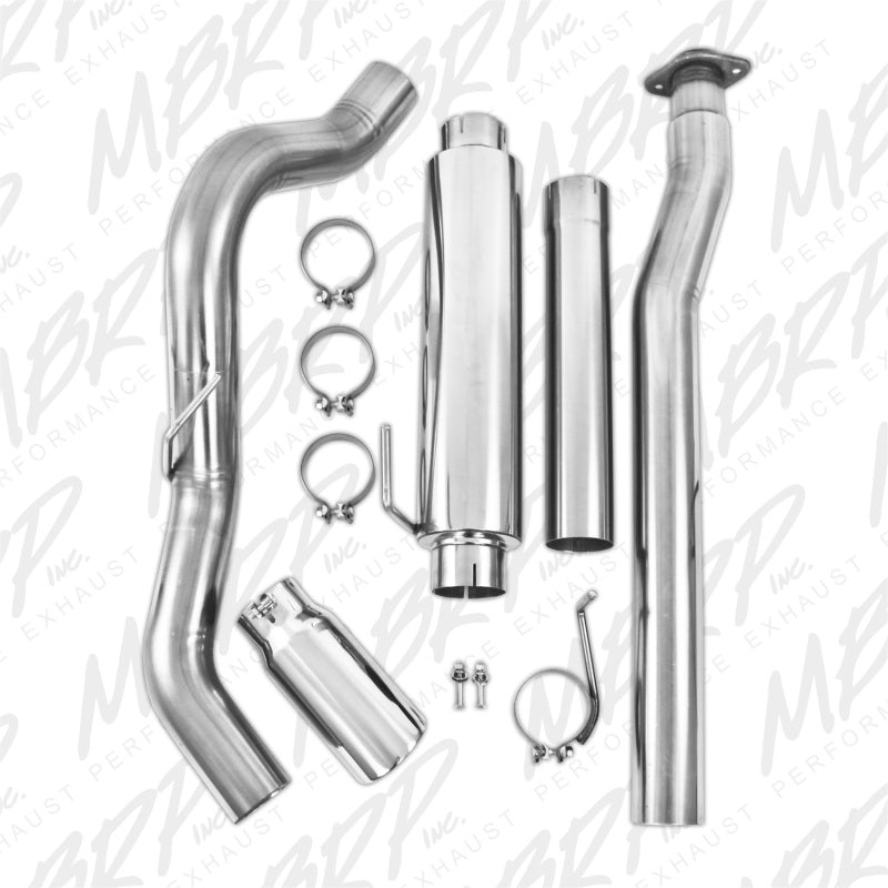 MBRP Armor Plus Series 11-13 Ford F-150 3.5L V6 EcoBoost 4-Inch Cat Back Exhaust System with Single Side Exit and T409 Stainless Steel Construction
