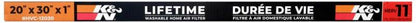 K&N Engineering HVAC Filter 20 x 30 x 1 Part HVC-12030 - Washable and Reusable Pleated Synthetic Media