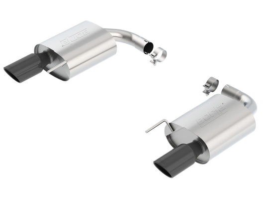 Borla S-Type Rear Exhaust System for 2015-2017 Ford Mustang GT 5.0L V8 with Black Chrome Tips