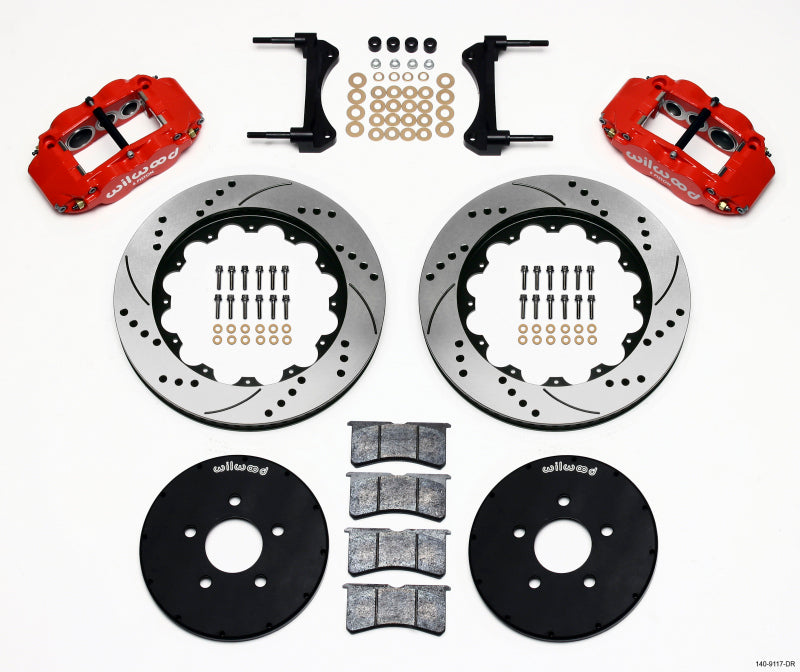 Wilwood Narrow Superlite 6R Front Hat Kit – 14-Inch Brake Rotor for 1994-2004 Ford Mustang