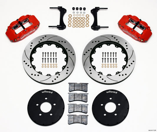 Wilwood Narrow Superlite 6R Front Hat Kit – 14-Inch Brake Rotor for 1994-2004 Ford Mustang