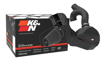 K&N Engineering 63-2617 High-Flow Cold Air Intake System for 2021 Ford F-150 and Expedition with V6-3.5L/2.7L Engines
