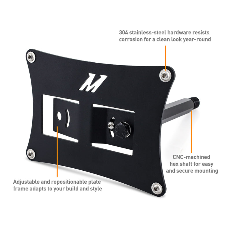 Mishimoto 2023+ Toyota GR Corolla License Plate Relocation Kit - High-Strength Aluminum, Seamless Fit