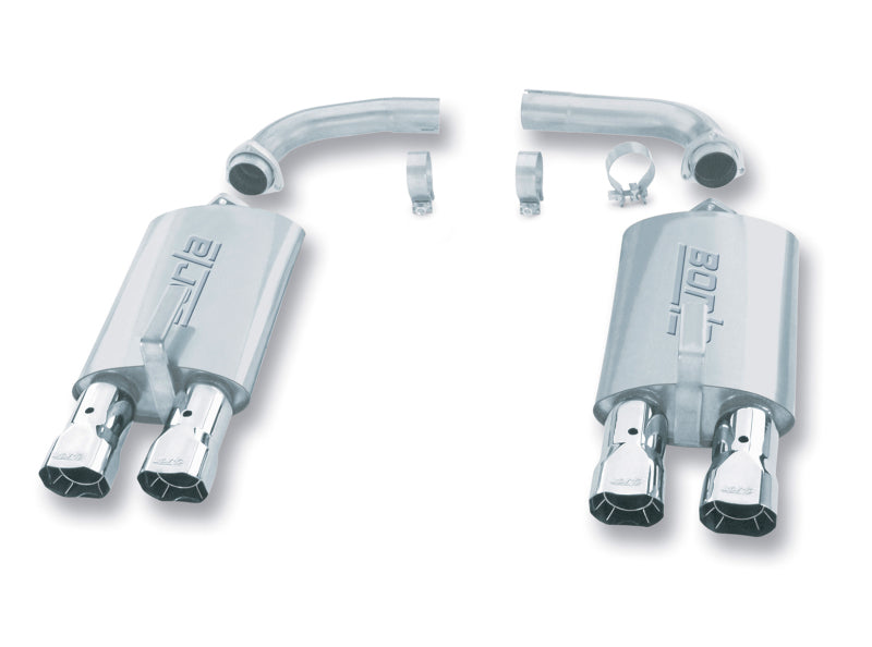 Borla C4 Corvette Axle-Back Exhaust System 1984-1991 2.5 inch Upgrade for 5.7L V8 Models