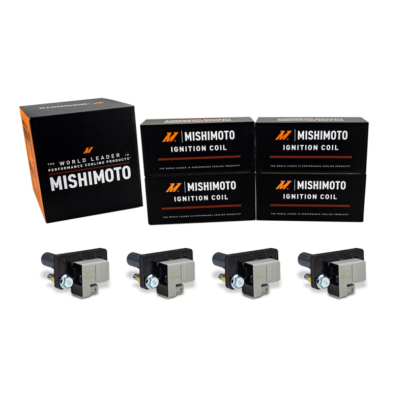Mishimoto 04-10 Subaru WRX/STI Ignition Coil - 4-Pack for Improved Engine Performance