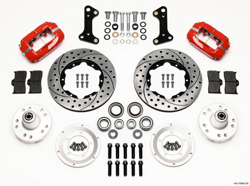 Wilwood Forged Dynalite Front Brake Kit 11-inch for GM 1967-1969 Camaro and 1964-1974 A-Body Vehicles