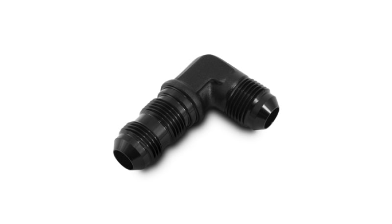 Vibrant -8AN Bulkhead Adapter 90 Degree Elbow Fitting in Black - Part Number 10611