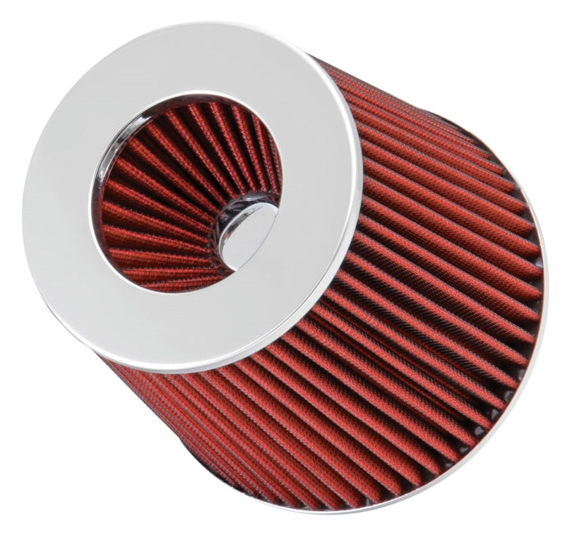 Spectre Adjustable Conical Air Filter 5-1/2 Inch Tall - Red - Part Number 8132
