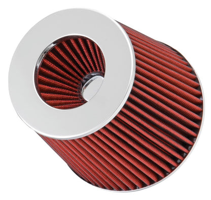 Spectre Adjustable Conical Air Filter 5-1/2 Inch Tall - Red - Part Number 8132