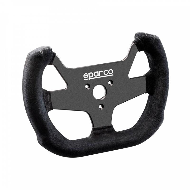 Sparco F10A Suede Black Steering Wheel - Model 015P270SSN for Automotive Performance and Style