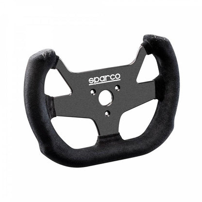Sparco F10A Suede Black Steering Wheel - Model 015P270SSN for Automotive Performance and Style
