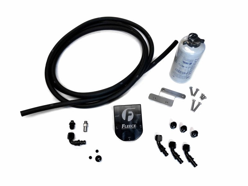 Fleece Performance Auxiliary Fuel Filter and Line Kit for 2003-2018 Dodge Cummins Engines